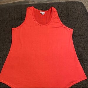 LuLaRoe Womens Tank Top-Sleeveless Scoop Neck Polyester Spandex Size 2xl